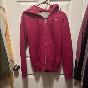 Nike Pink full-zip Hoodie